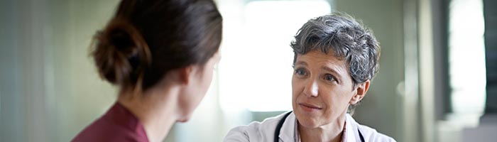 nurse and patient