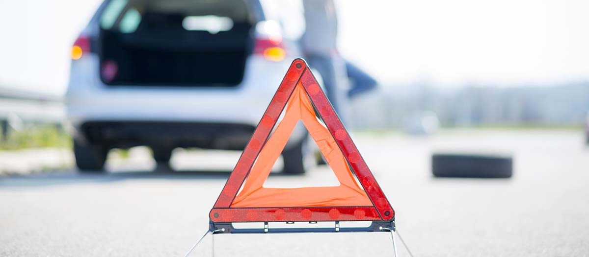red warning triange